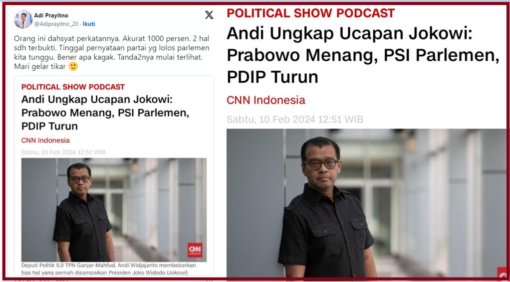 Akurat! Perkataan Andi Widjajanto Soal Prabowo Dan PDIP Setelah Pemilu ...